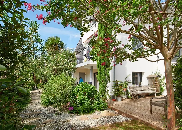 Maison Arbolateia Avec Piscine Et Gæstehus Bidart